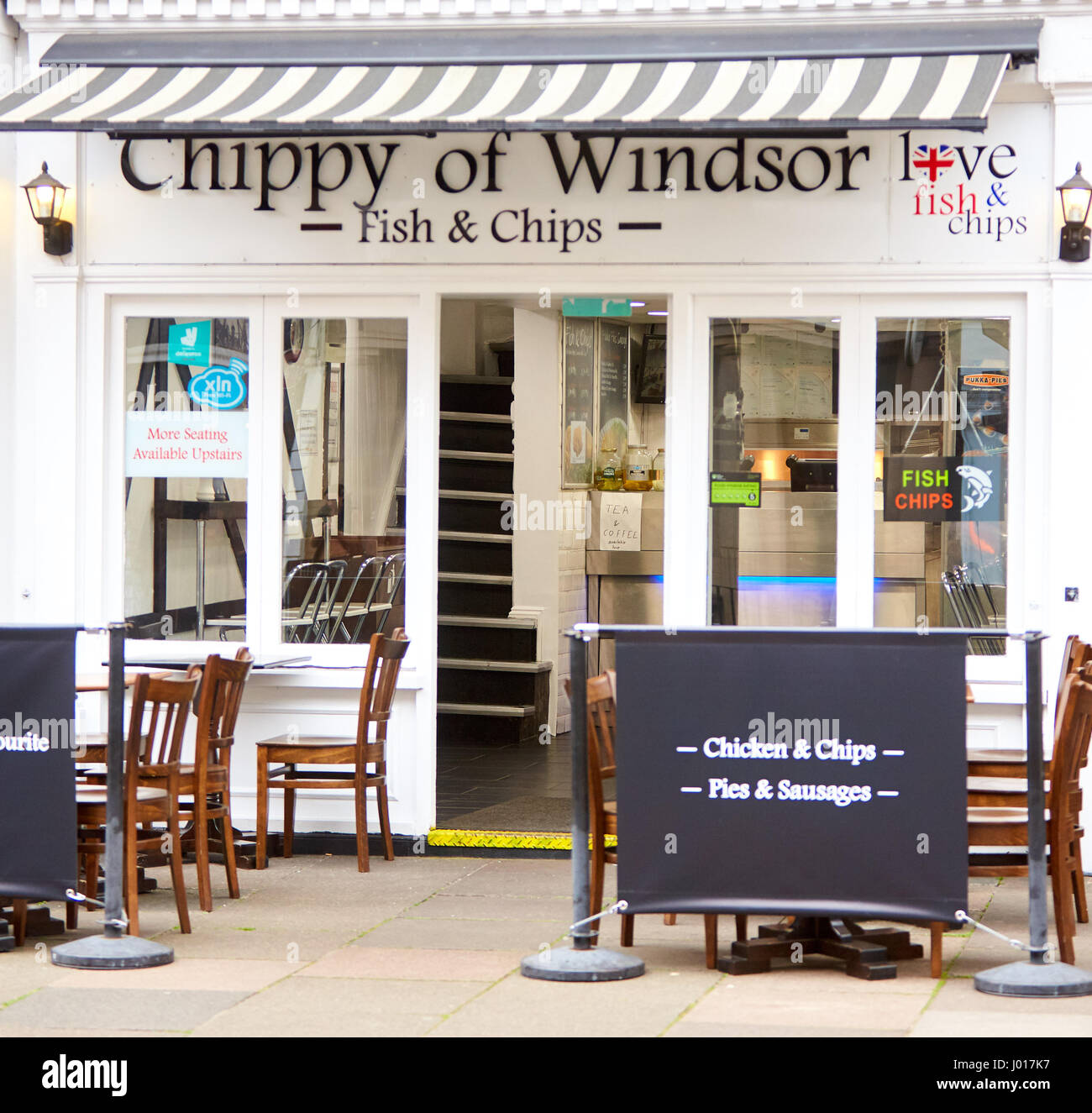 Chippy fish & chip shop in Windsor Stock Photo Alamy