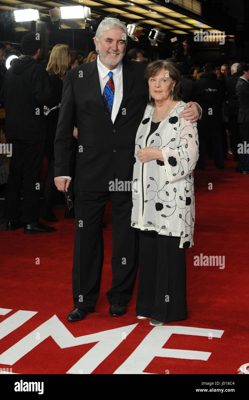 'The Time Of Their Lives' World Premiere at the Curzon Cinema Mayfair  Featuring: John Alderton, Pauline Collins Where: London, United Kingdom When: 08 Mar 2017 Stock Photo