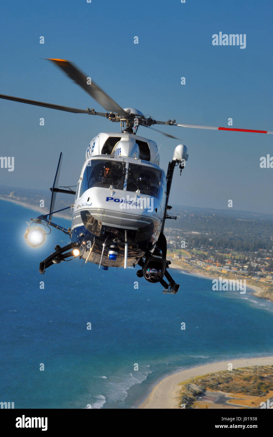 Kawasaki BK117 helicopter of the Western Australia Police Air Wing