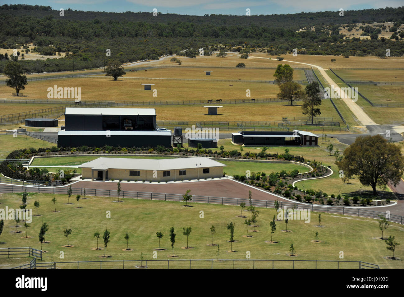 Thoroughbred horse training and agistment centre, GinGin, Western