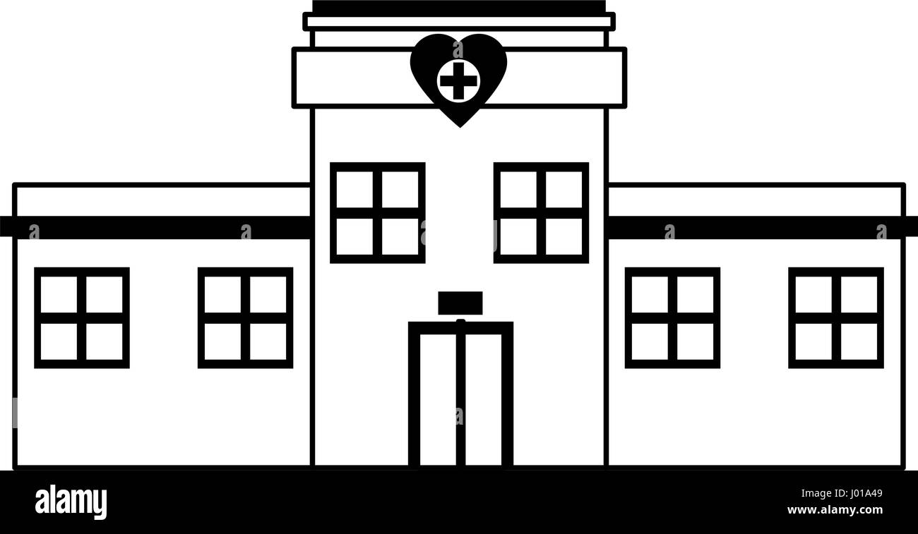 hospital building icon Stock Vector Image & Art - Alamy