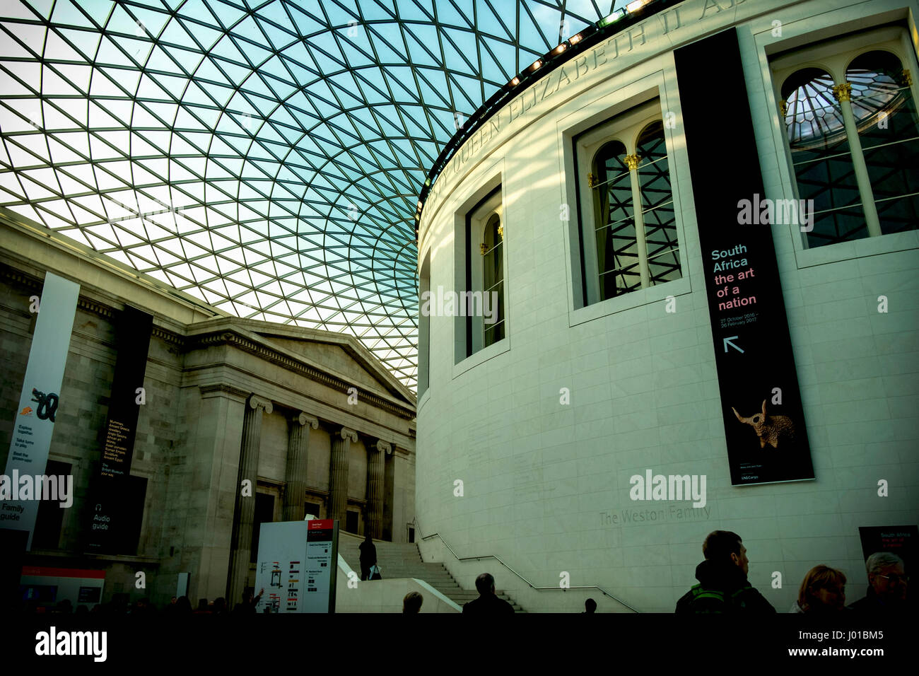 Britsh Museum Great Court, London, England Stock Photo