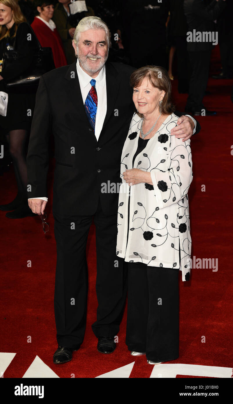 World premiere of 'The Time of Their Lives' at Curzon Mayfair, London  Featuring: John Alderton, Pauline Collins Where: London, United Kingdom When: 08 Mar 2017 Stock Photo
