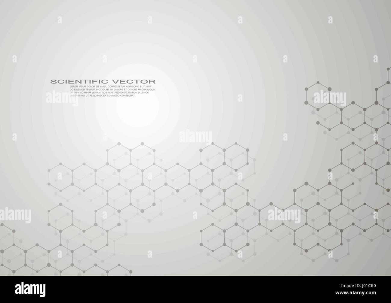 Hexagonal structure molecule dna of neurons system genetic and chemical ...