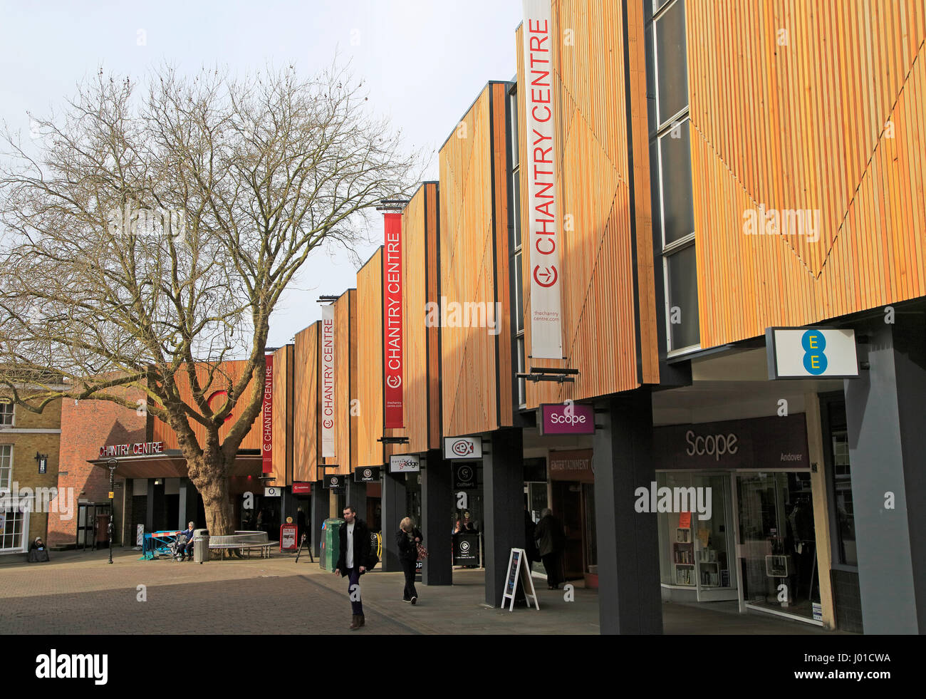 Chantry Centre modern town centre shopping development, Andover, Hampshire, England, UK Stock Photo