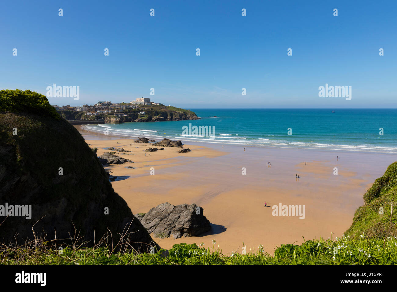 Newquay, Cornwall, England Stock Photo