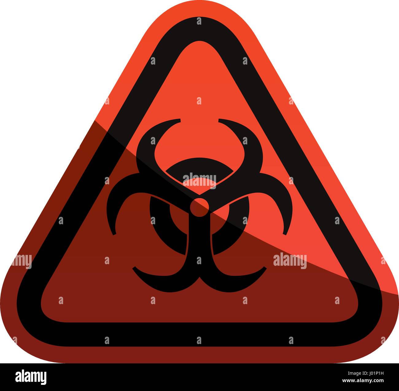 Biohazard advert sign icon vector illustration graphic design Stock ...