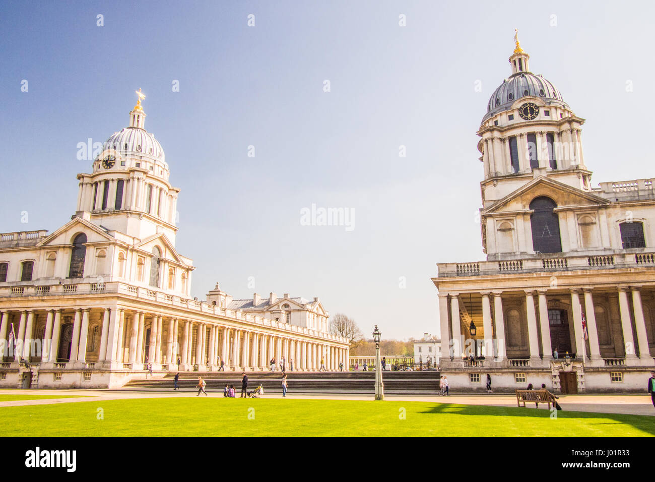 University buildings at Greenwich, London Stock Photo