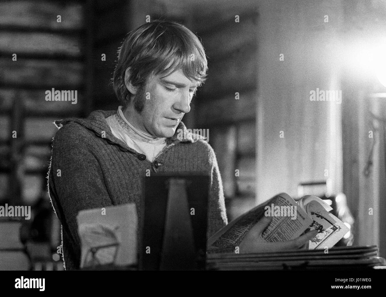 DAVID WARNER British actor in Sidney Lumets picture Seagull at Ekerö Stockholm 1965 Stock Photo