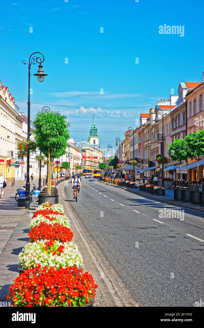 Urban plan Warsaw Warszawa Poland