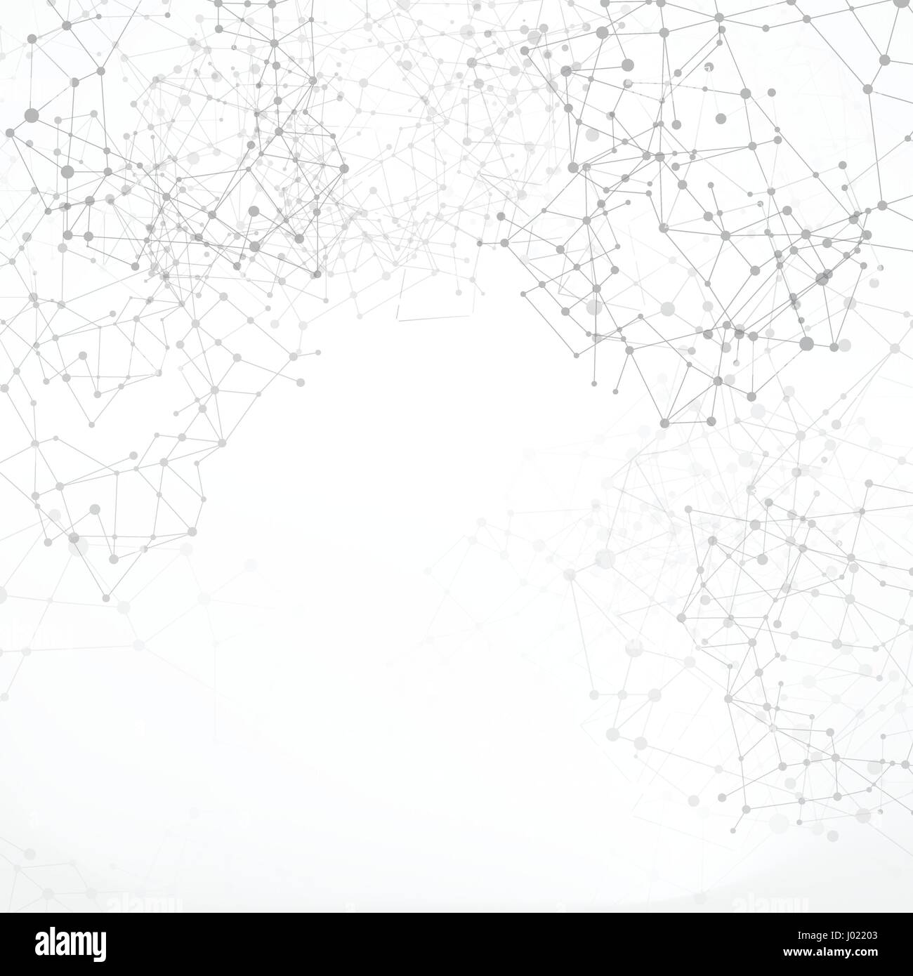 Abstract background network connect concept with dot and link line ...