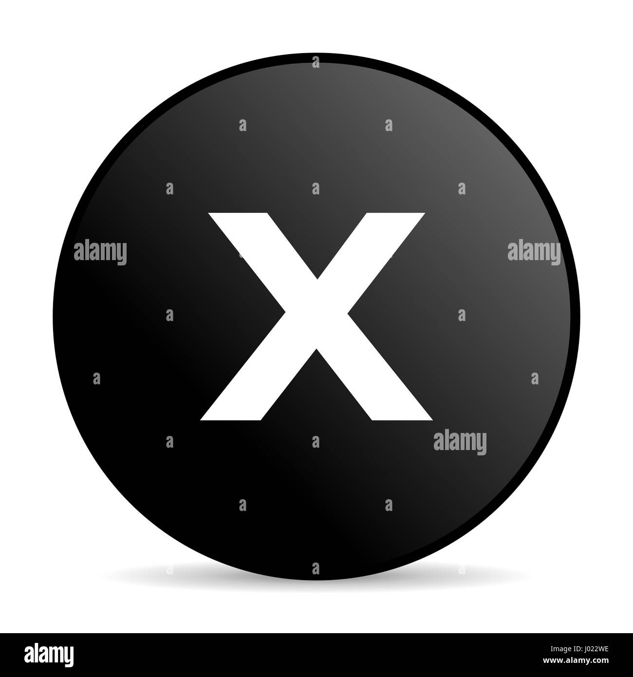 Cancelled icon Black and White Stock Photos & Images - Alamy