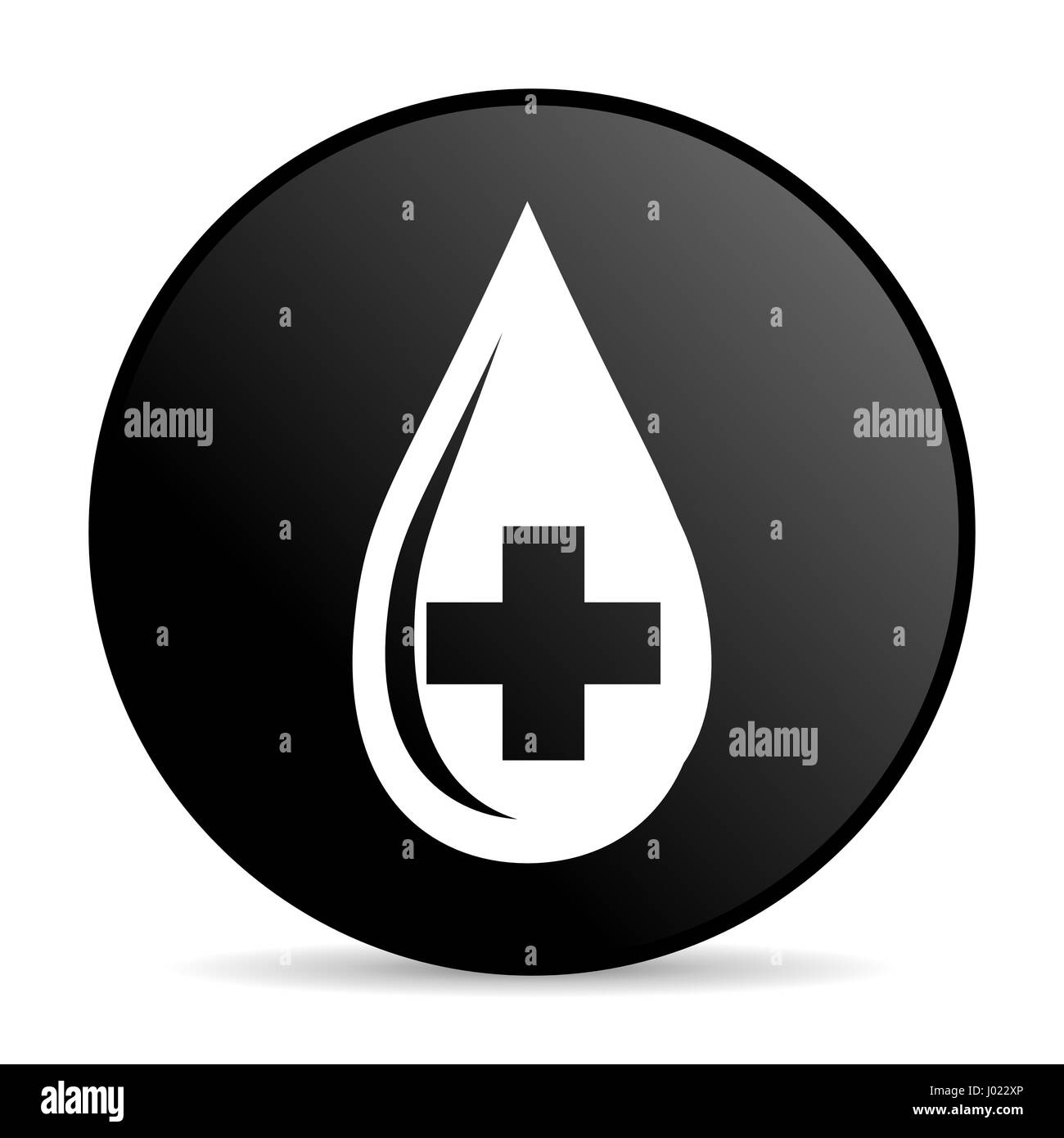 Blood donation logo Black and White Stock Photos & Images - Alamy