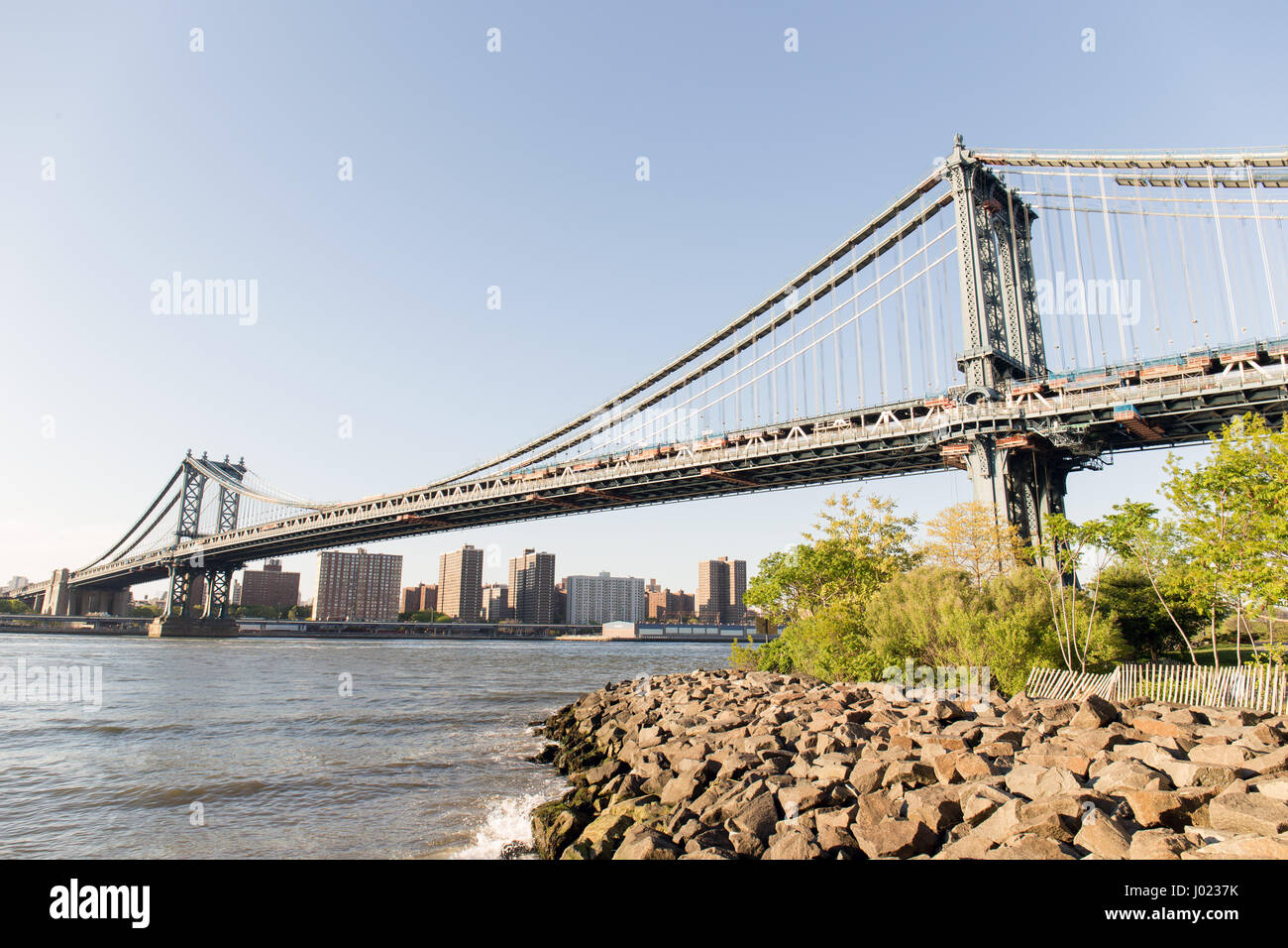 Brooklyn bridge wide angle hi-res stock photography and images - Alamy