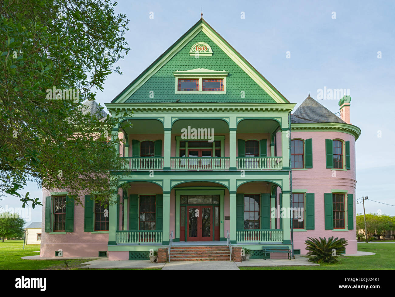 Louisiana, Houma, Southdown Plantation house contains the Terrebonne Museum Stock Photo