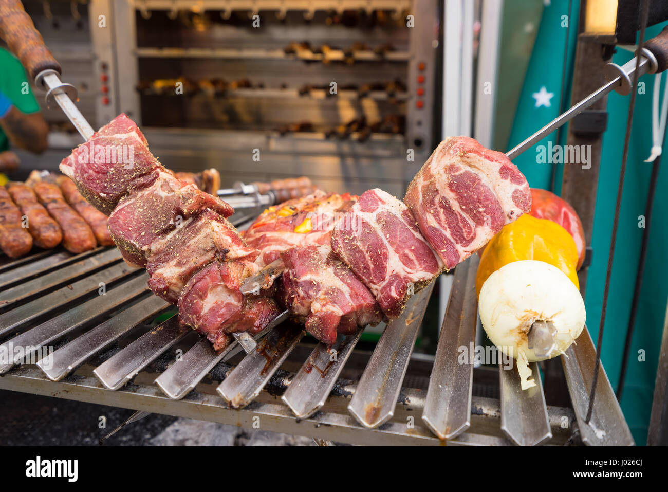 Churrasco Picanha Brazilian Barbecue Isolated Stock Image - Image of  eating, fire: 66395801