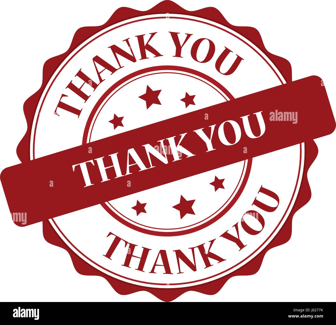 Thank you red stamp illustration Stock Vector Image & Art - Alamy