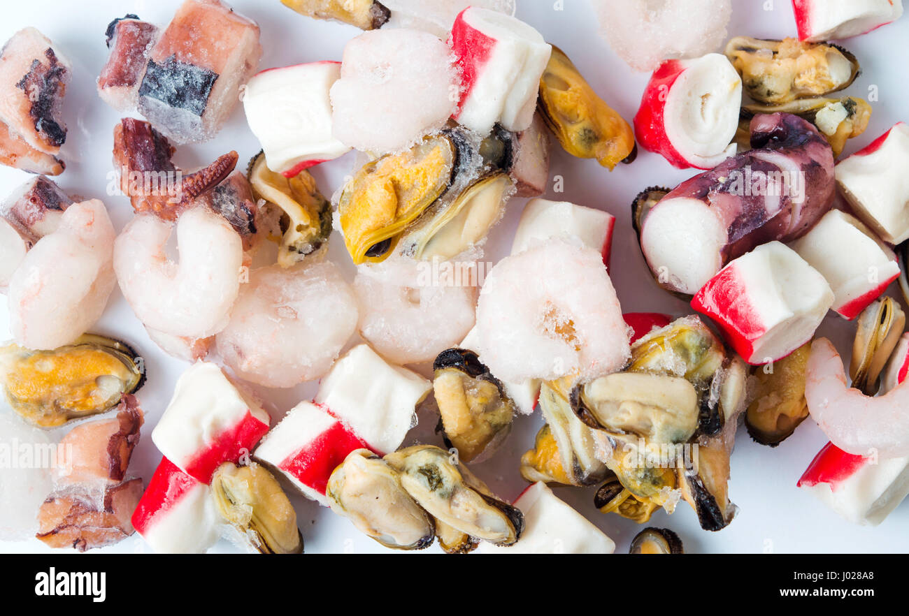 Plastic Bag With Frozen Seafood Mix Mockup - Free Download Images High  Quality PNG, JPG