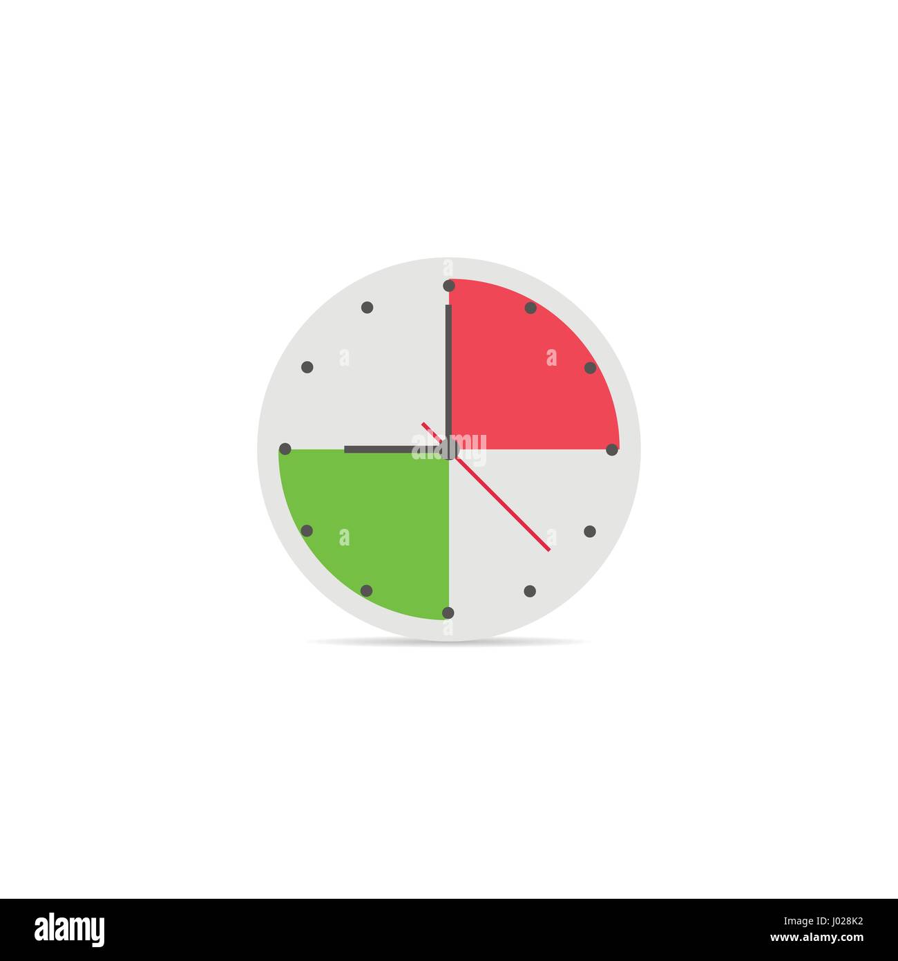Simple watch icon Stock Vector
