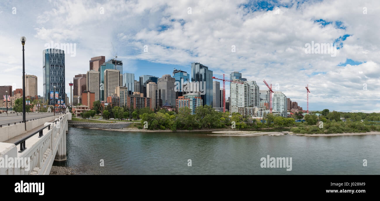 Downtown Calgary Alberta Canada Stock Photo