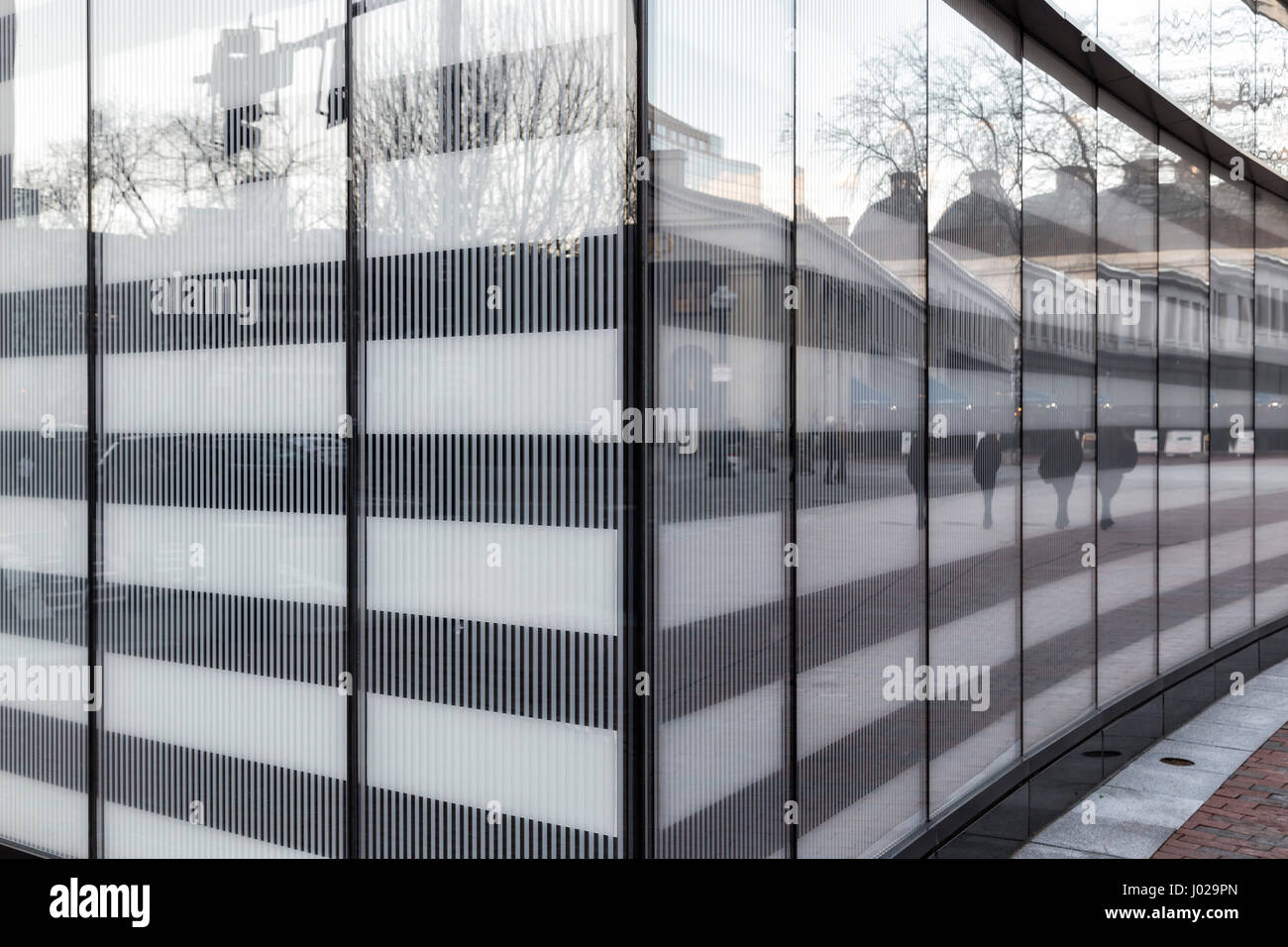 Wall of Glass Stock Photo Alamy