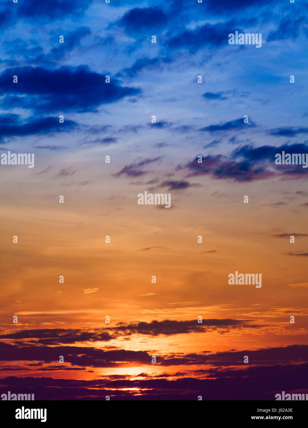 sunrise with clouds. Sunset Sky Background Stock Photo - Alamy
