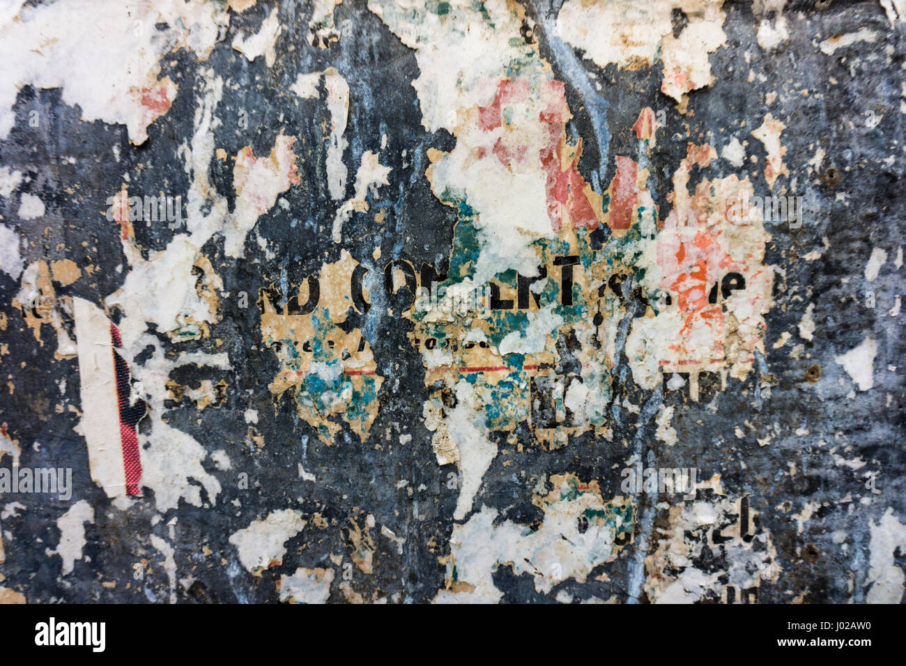Old posters grunge textures and backgrounds Stock Photo - Alamy