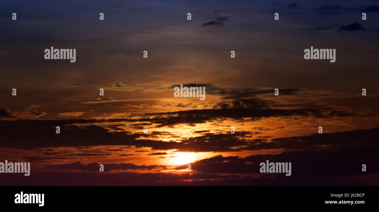 sunrise with clouds. Sunset Sky Background Stock Photo - Alamy