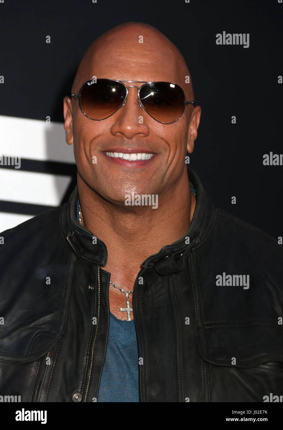 New York, New York, USA. 8th Apr, 2017. Actor DWAYNE JOHNSON aka THE ...