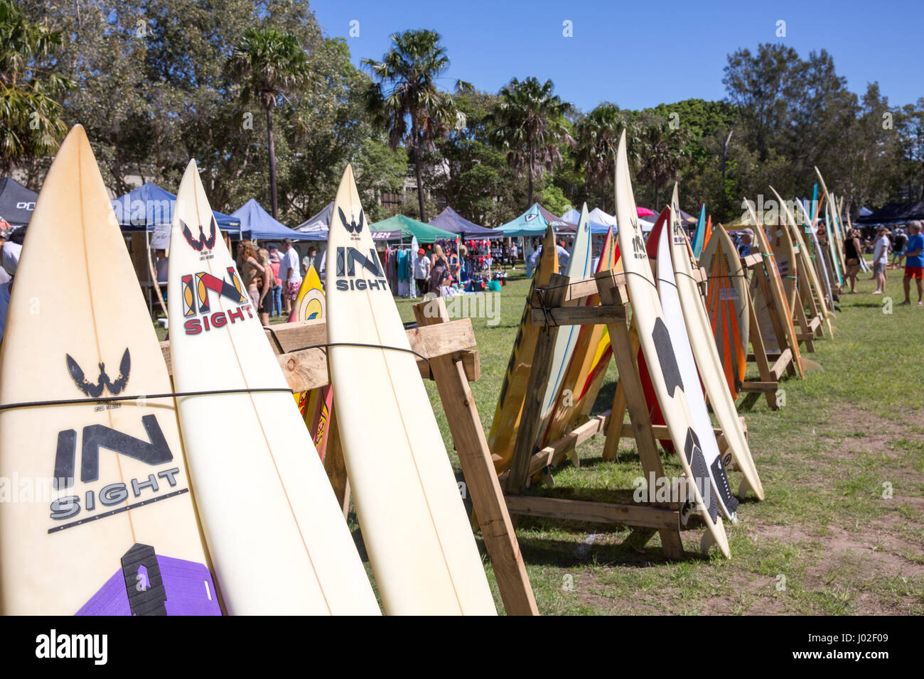 Avalon Beach, Sydney, Australia. Sunday 9th April 2017. Surfboard collectors and enthusiasts