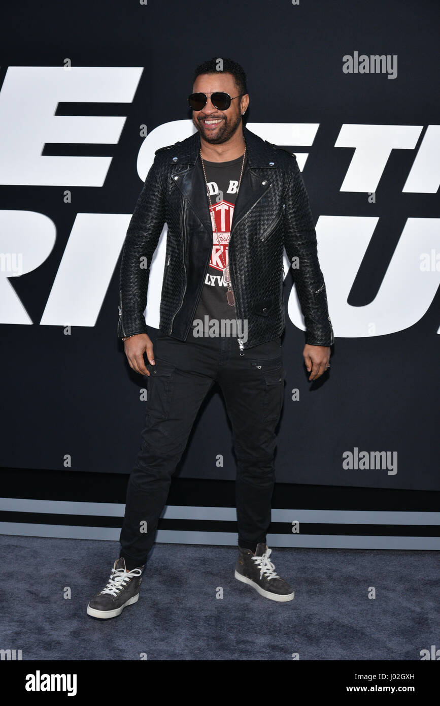 New York, USA. 8th April, 2017. Shaggy attends 'The Fate Of The Furious' New York Premiere at Radio City Music Hall on April 8, 2017 in New York City. credit: Erik Pendzich Credit: Erik Pendzich/Alamy Live News Stock Photo