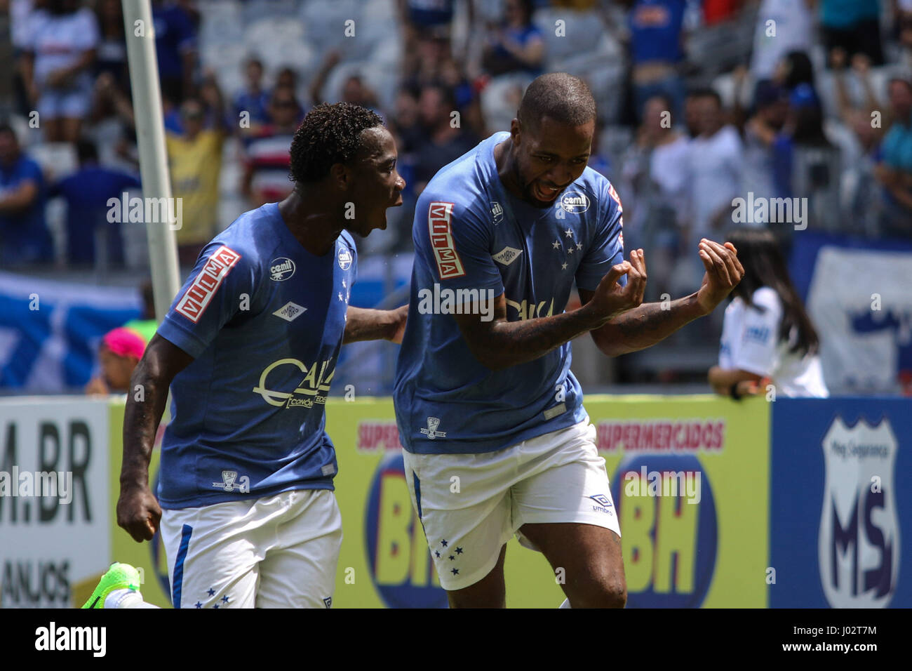 Dedé do Cruzeiro during match against the Democrat in a match valid for the eleventh round of the Mineiro Championship, at the Governador Magalhães Pinto Stadium, the Mineirão, in Belo Horizonte, on Sunday, 09. (PHOTO: DOUG PATRICIO/BRAZIL PHOTO PRESS) Stock Photo