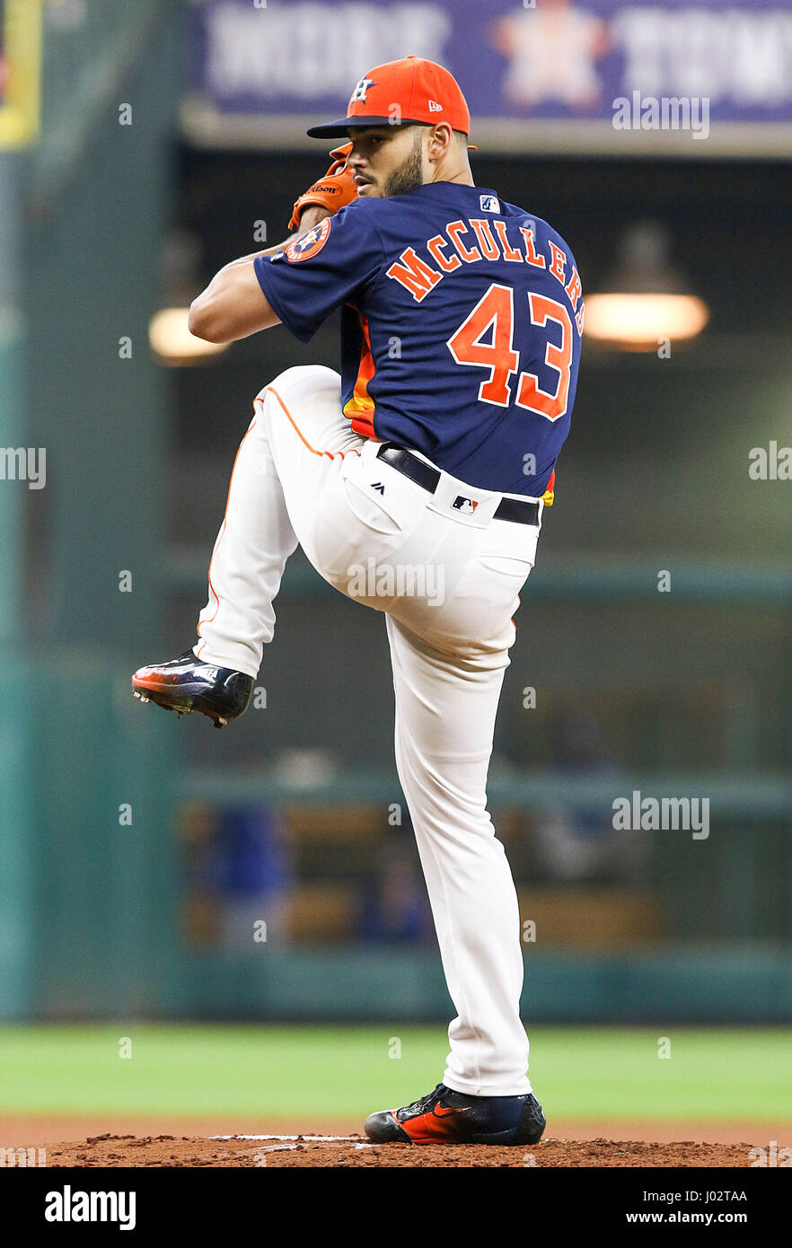 Houston Astros pitcher Lance McCullers Jr. (43) poses with fans before the  MLB game between the Houston Astros and the Seattle Mariners on Tuesday, Ju  Stock Photo - Alamy