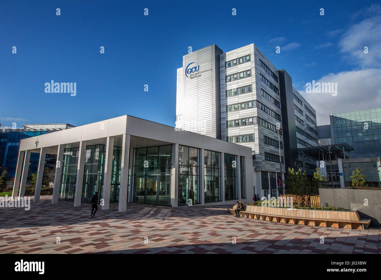 Glasgow Caledonian University exterior Stock Photo Alamy