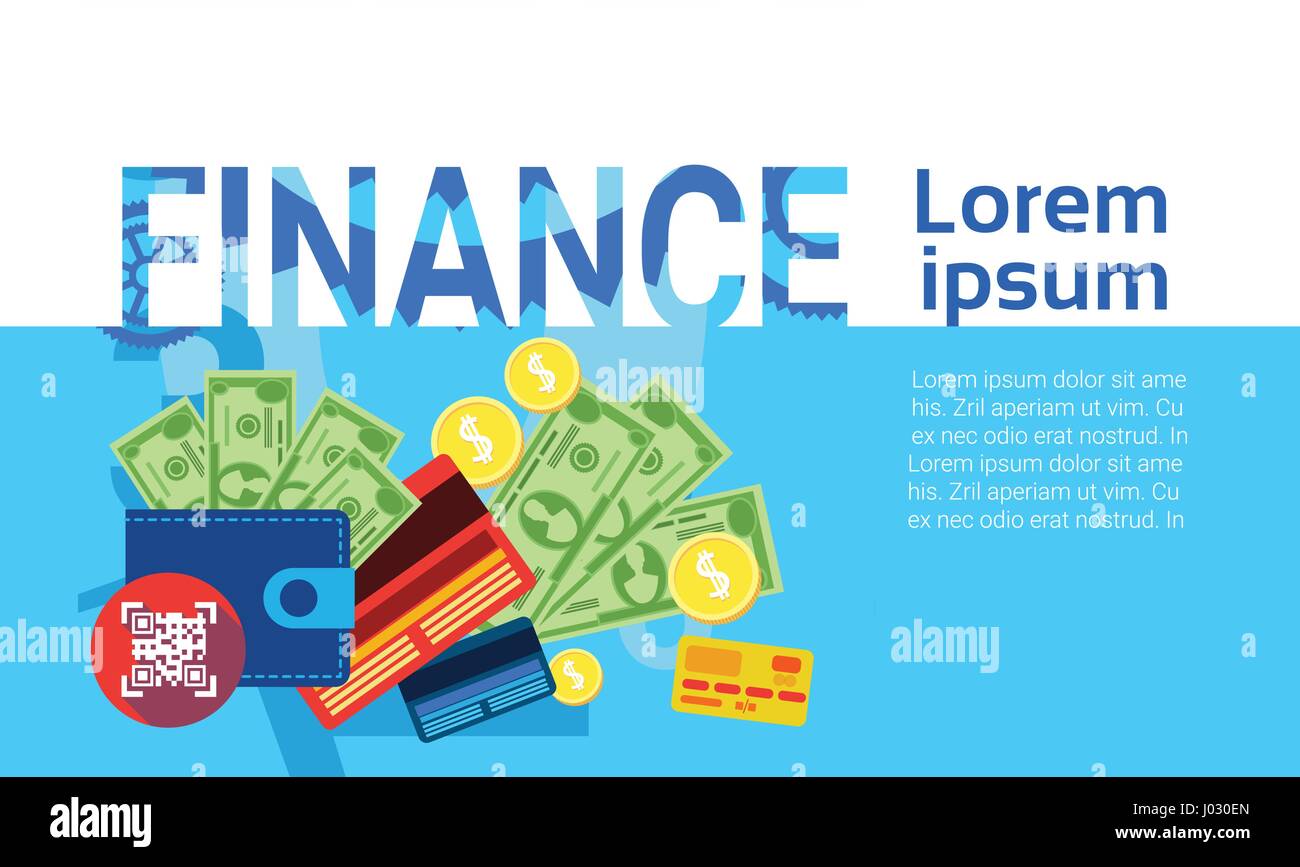 Finance Money Savings Business Banking Banner Stock Vector Image & Art