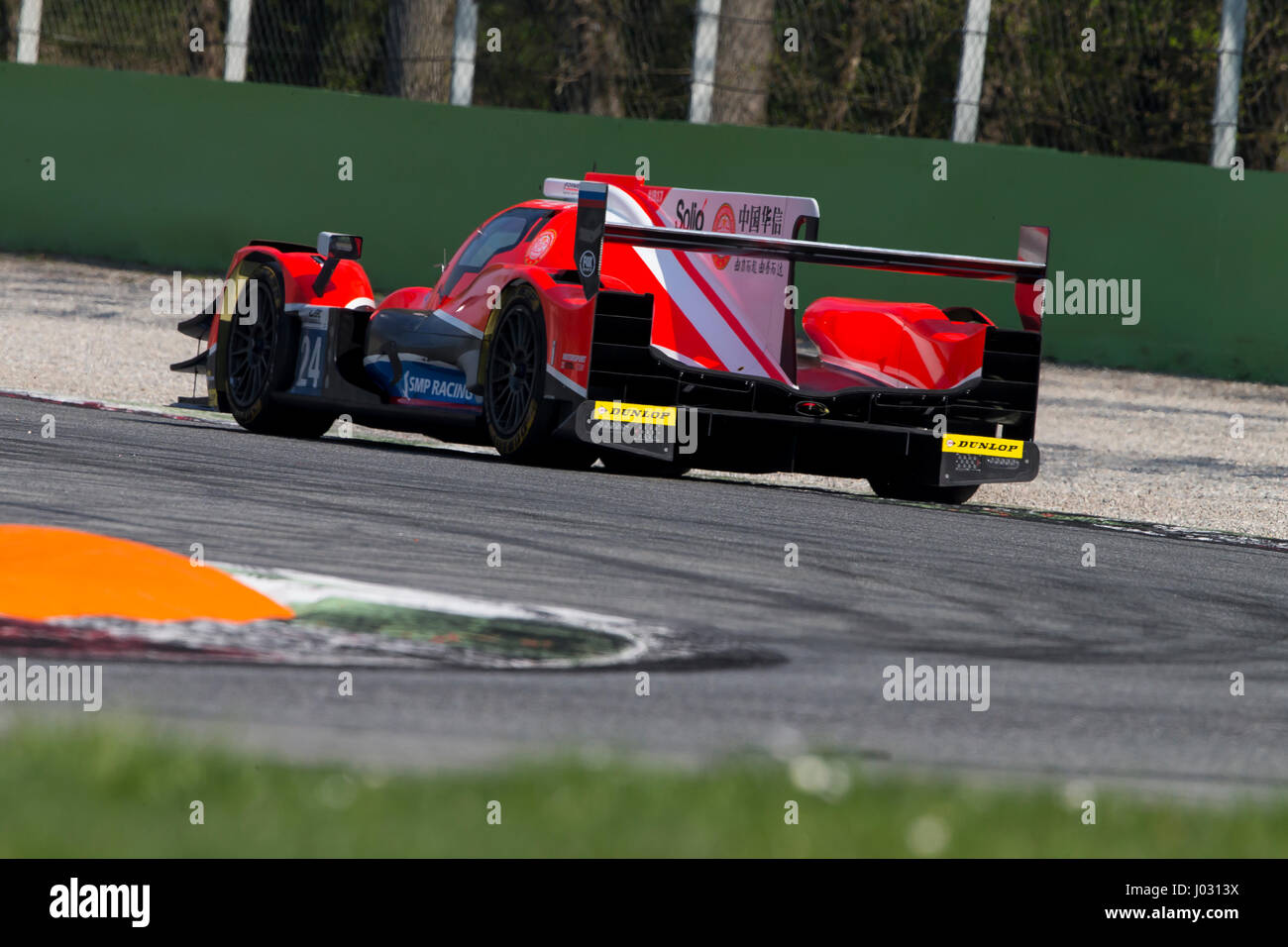 Monza, Italy - April 01, 2017: Oreca 07 – Gibson of CEFC Manor TRS Racing Team, driven by R T. Graves / R. Gonzalez / J. Hirschi / S. Trummer during t Stock Photo