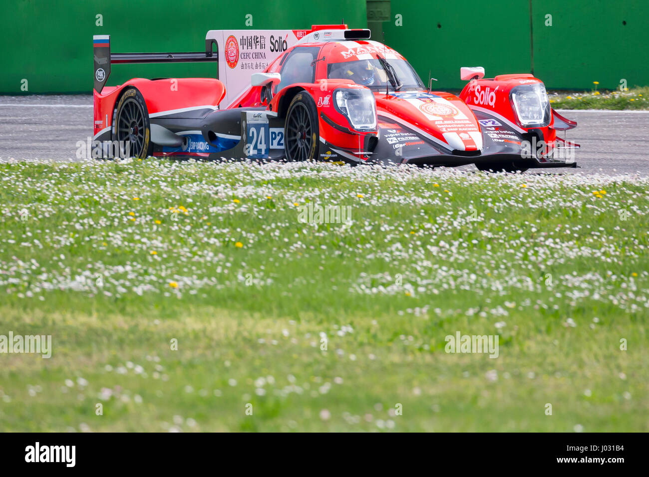 Monza, Italy - April 01, 2017: Oreca 07 – Gibson of CEFC Manor TRS Racing Team, driven by R T. Graves / R. Gonzalez / J. Hirschi / S. Trummer during t Stock Photo