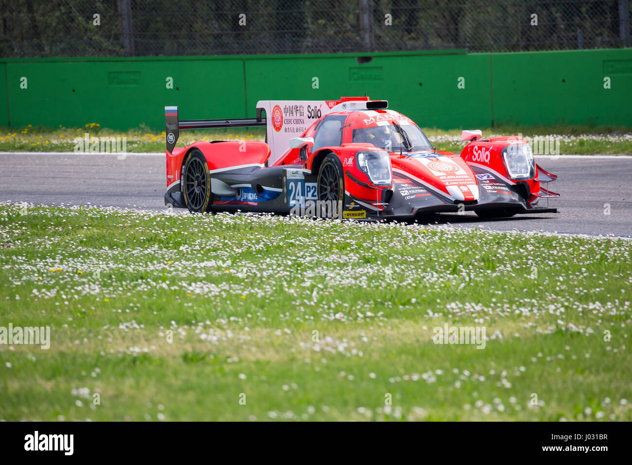 Monza, Italy - April 01, 2017: Oreca 07 – Gibson of CEFC Manor TRS Racing Team, driven by R T. Graves / R. Gonzalez / J. Hirschi / S. Trummer during t Stock Photo
