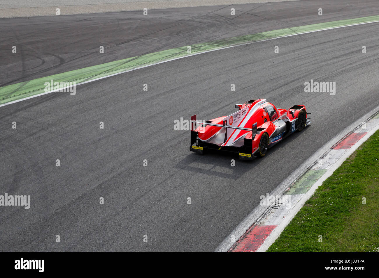 Monza, Italy - April 01, 2017: Oreca 07 – Gibson of CEFC Manor TRS Racing Team, driven by R T. Graves / R. Gonzalez / J. Hirschi / S. Trummer during t Stock Photo