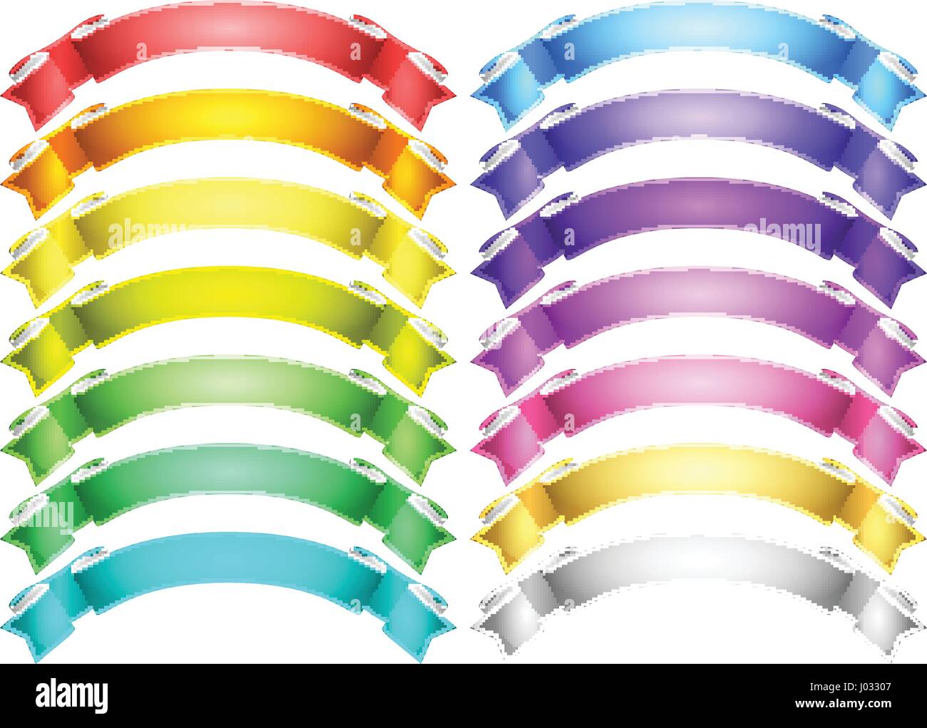 vector ribbons set Stock Vector Image & Art - Alamy