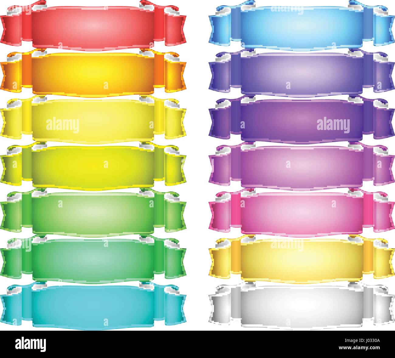 vector ribbons set Stock Vector Image & Art - Alamy