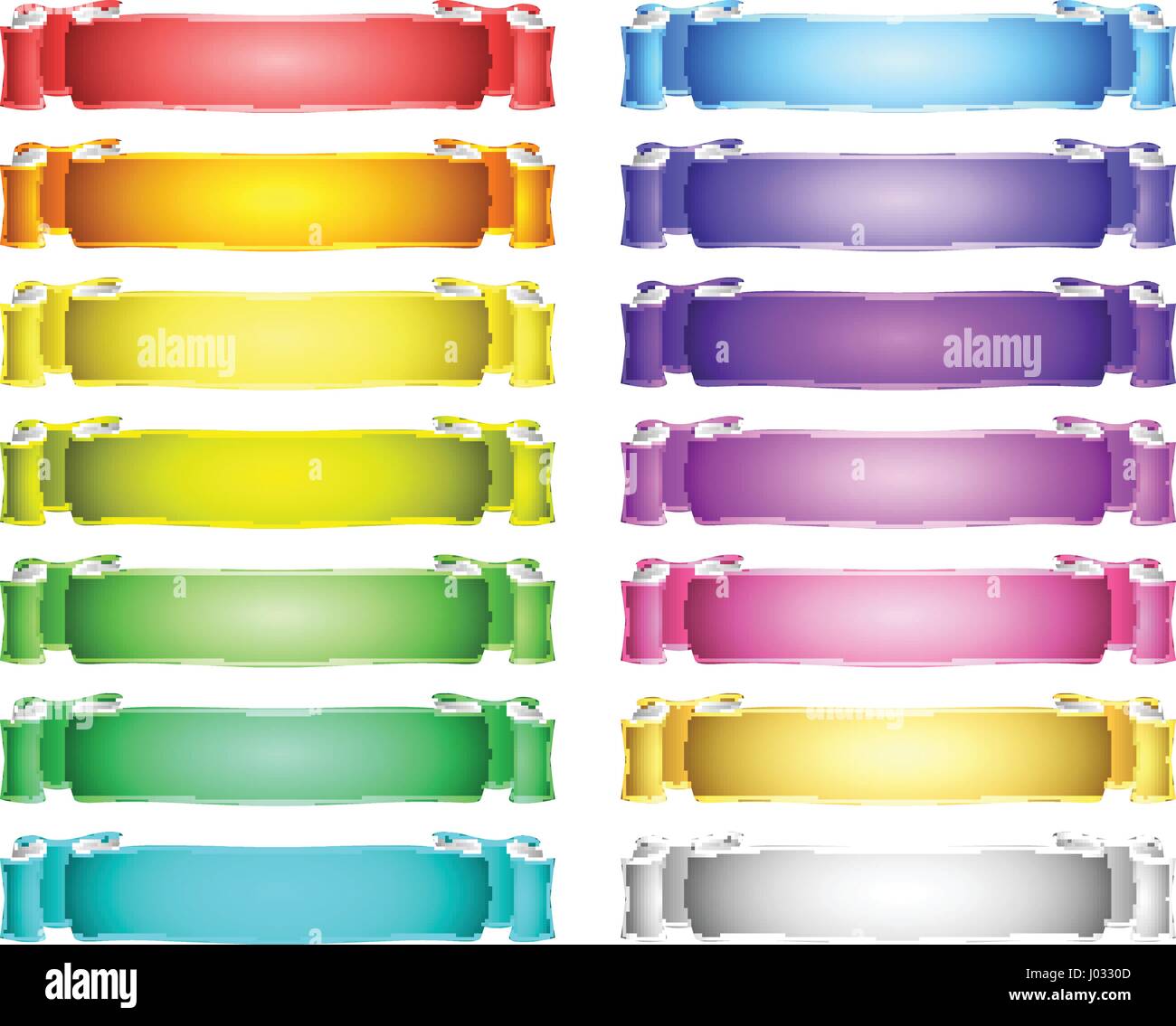 vector ribbons set Stock Vector Image & Art - Alamy