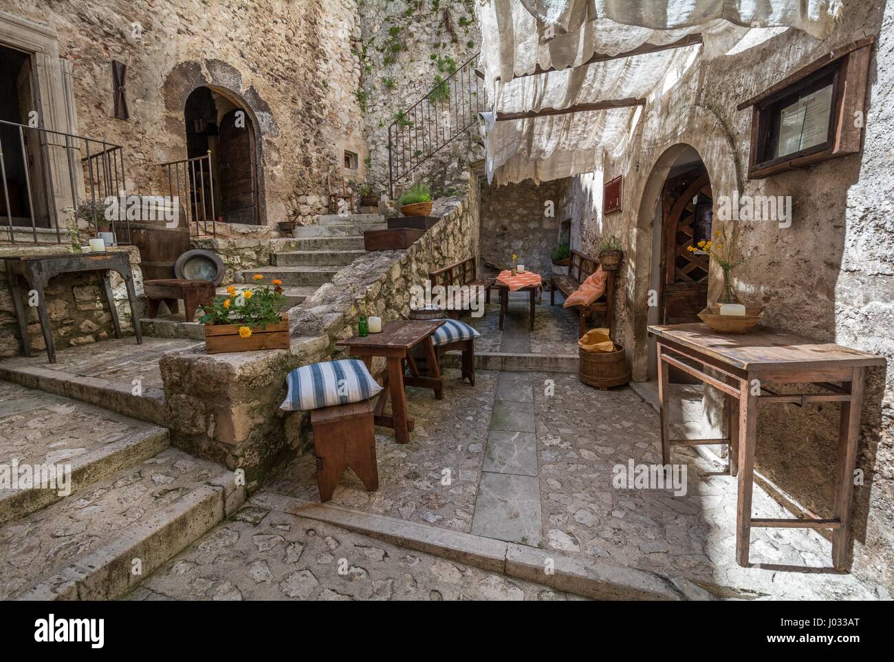 Santo Stefano di Sessanio, L'Aquila Province, Abruzzo (Italy Stock