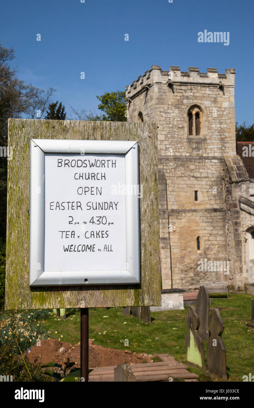 BRODSWORTH ST MICHAEL & ALL ANGELS CHURCH BRODSWORTH DONCASTER