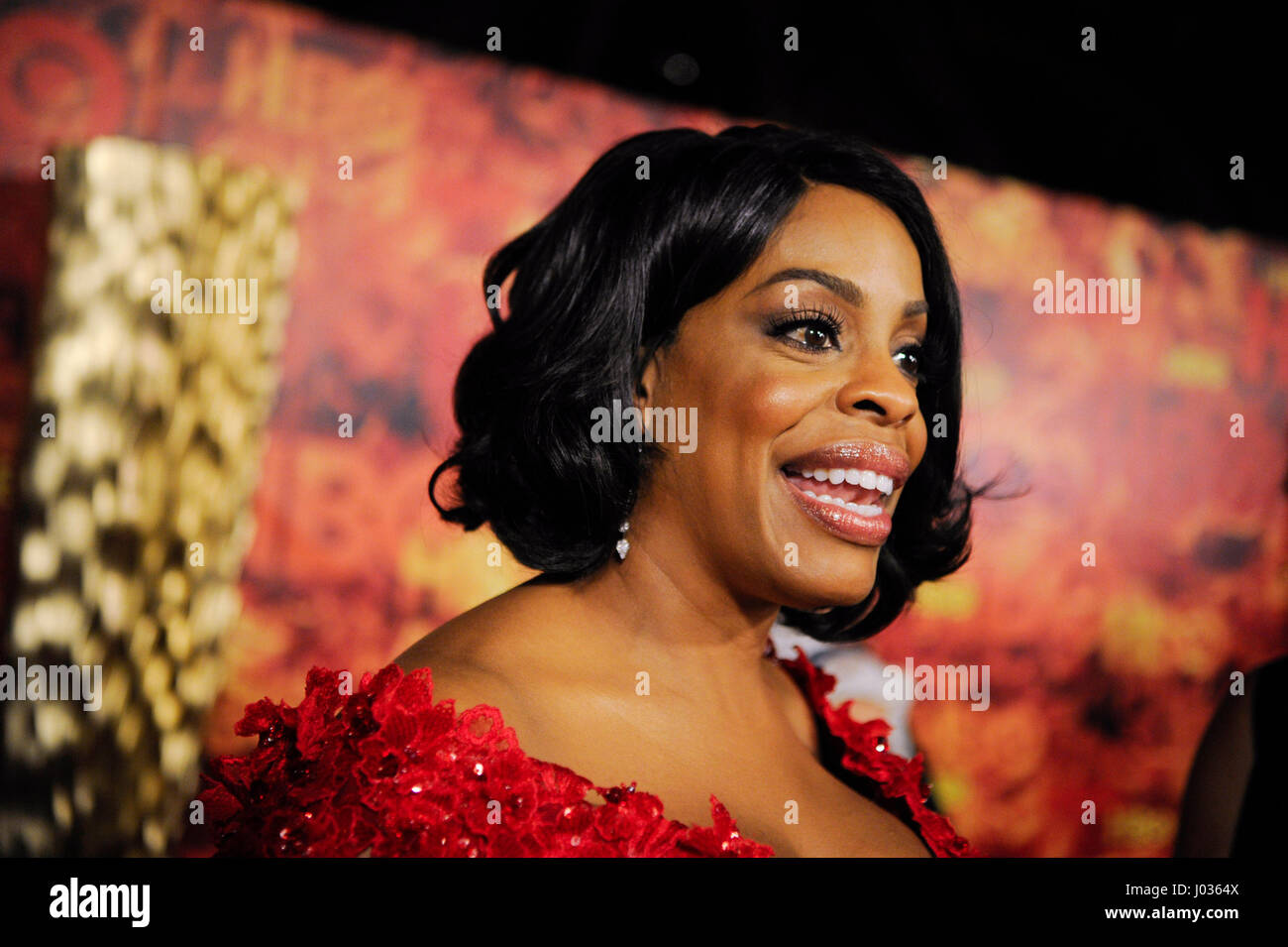 Niecy Nash attends HBO's 2015 Emmy After Party at the Pacific Design Center on September 20th, 2015 in Los Angeles, California. Stock Photo