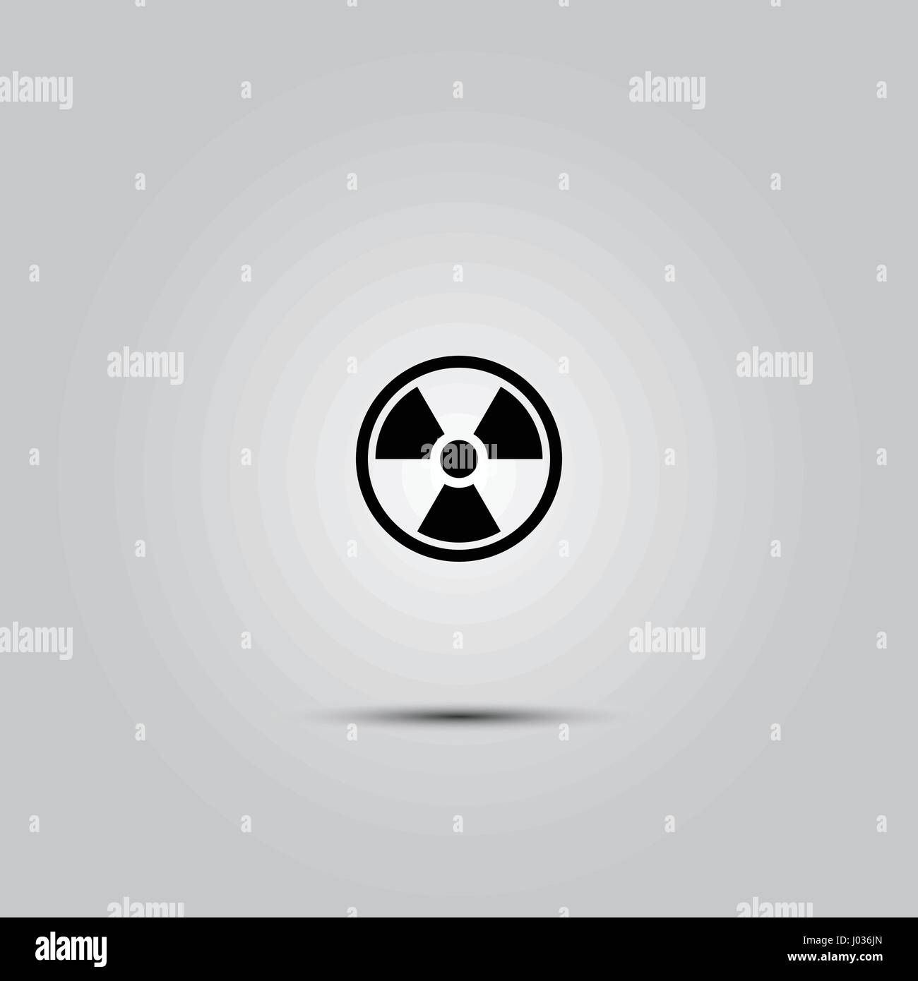 radioactive icon stock vector illustration flat design Stock Vector ...