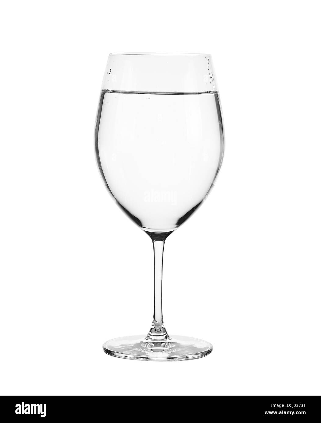 Glass of water isolated on white background Stock Photo Alamy