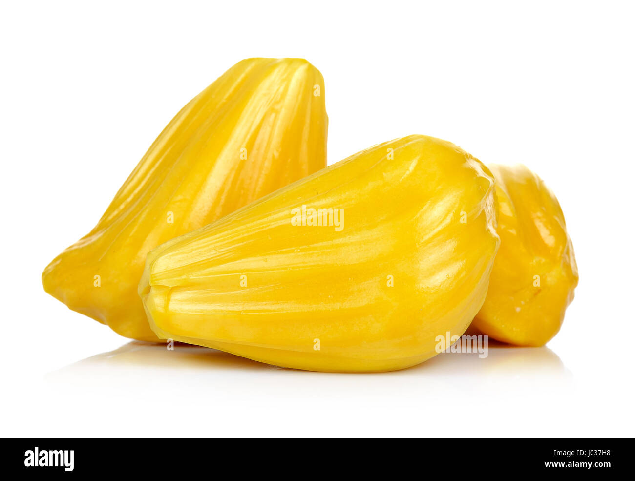 Ripe Jackfruit isolated on white background Stock Photo - Alamy
