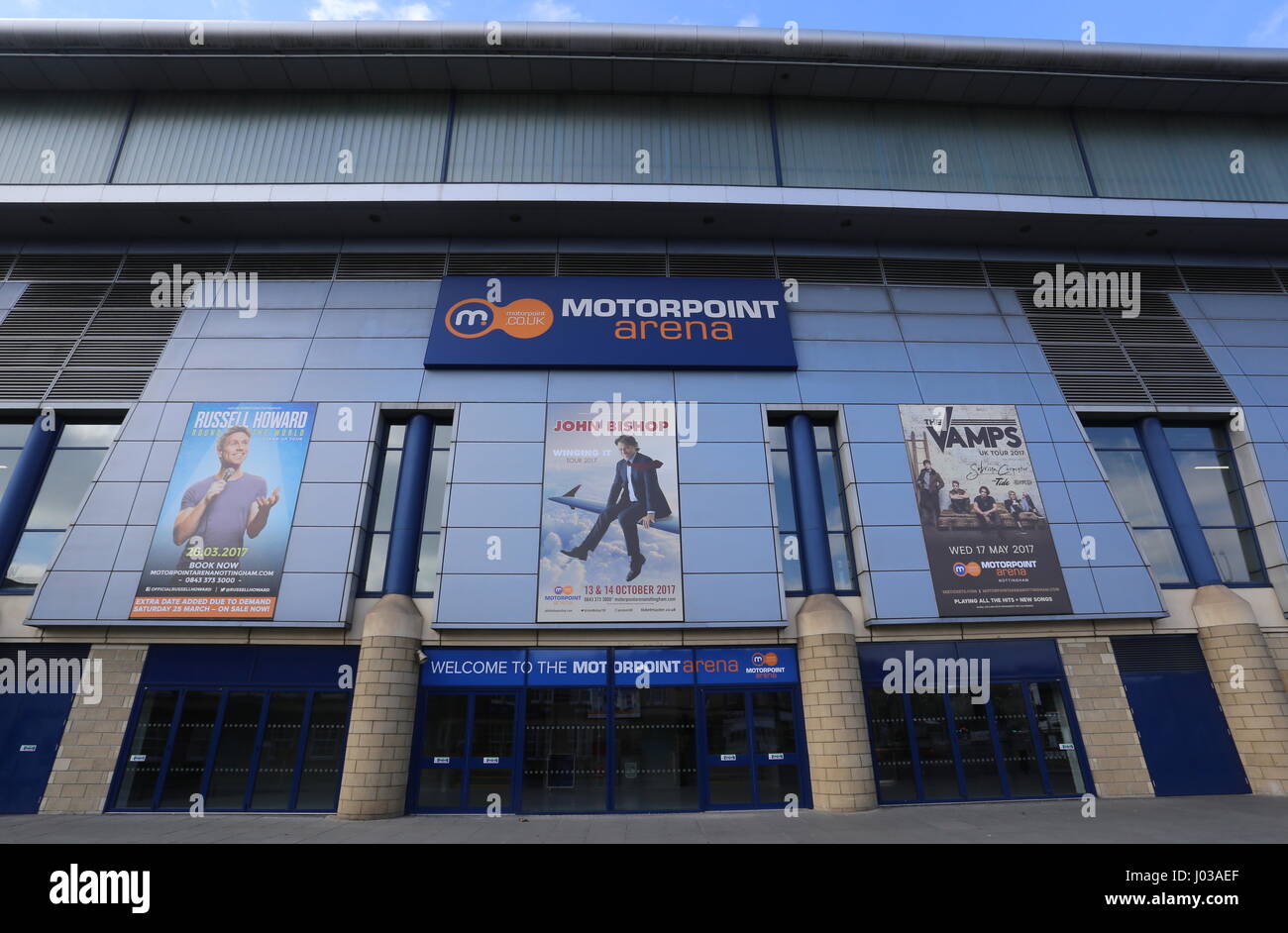 Motorpoint Arena Nottingham UK April 2017 Stock Photo - Alamy