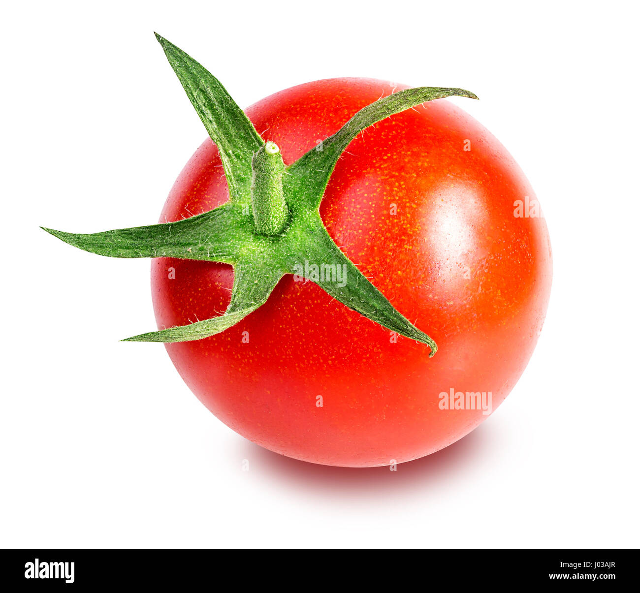 Cherry tomatoes isolated on a white background Stock Photo - Alamy